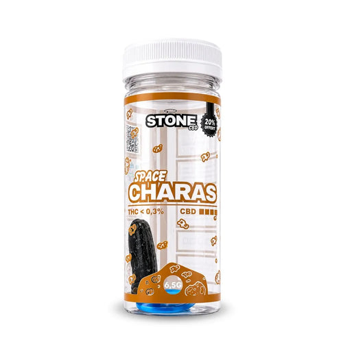Résine CBD premium Stone CBD en pot transparent 6,5G – hash CBD légal riche en terpènes, résine CBD haute qualité THC inférieur à 0,3 %, texture compacte et puissante