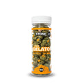 Fleur de CBD Small Bud Gelato Stone CBD en pot transparent 10G – tête de cannabis CBD premium riche en terpènes, taux THC inférieur à 0,3 %, fleurs CBD légales indoor haute qualité